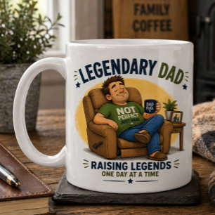 Taza De Café Papá Legendario