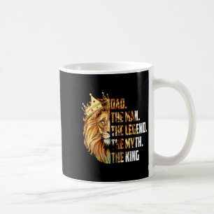 Taza De Café Papá León El Hombre El Mito La Leyenda Abuelo Padr