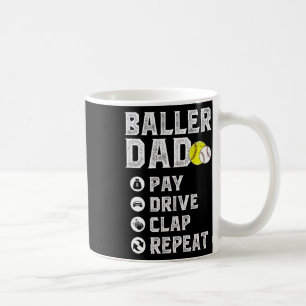 Taza De Café Papá Ller Paga Conduce Aplaude Repite Vende Softll