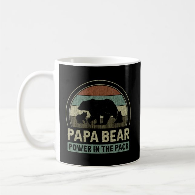 Taza De Café Papá Lleva 2 Cubos 2 Día Del Abuelo (Izquierda)