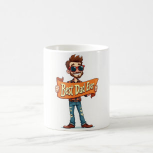 Taza De Café Papá Mug ☕ regalo divertido del Día del Padre Retr
