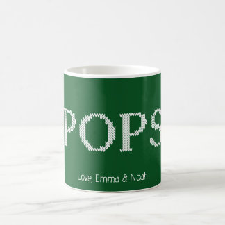 Taza De Café PAPA Navidad tejida acogedora