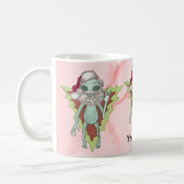 Taza De Café Papá Noel Alien de Ciencia Ficción
