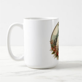 Taza De Café Papá Noel con decoración