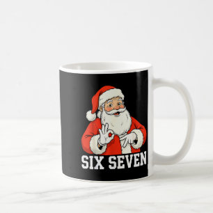 Taza De Café Papá Noel Divertido Dice Seis Siete Navidad 67 Mem