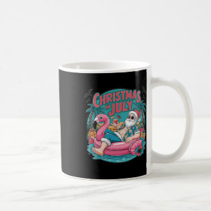 Taza De Café Papá Noel Divertido Flamenco Navidad En Julio Vera