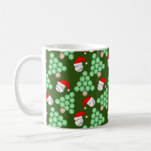 Taza De Café Papá Noel en el béisbol