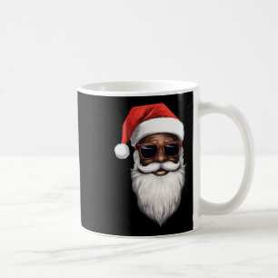 Taza De Café Papá Noel Noel negro Noel Santa Afro Americano