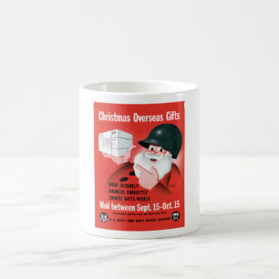 Taza De Café Papá Noel - regalos de ultramar del navidad