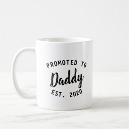 Taza De Café Papá nuevo ascendido a papá padre regalo simple