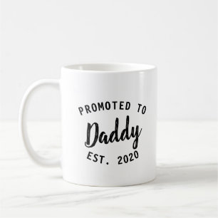 Taza De Café Papá nuevo ascendido a papá padre regalo simple