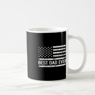 Taza De Café Papá Nunca Con La Bandera Estadounidense Regalo Ho