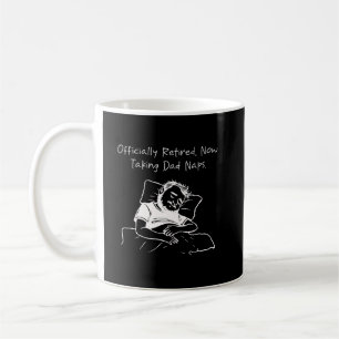 Taza De Café Papá Oficialmente Retirado Siesta Divertida Jubila