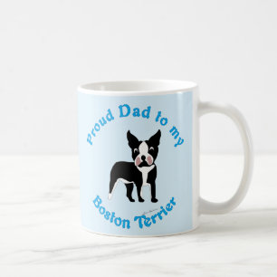 Taza De Café Papá orgulloso a una Boston Terrier