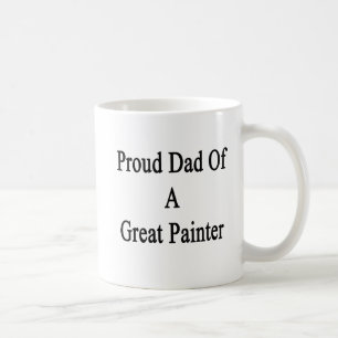 Taza De Café Papá orgulloso de un gran pintor