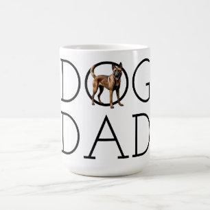 Taza De Café Papá Perro Malinois Belga
