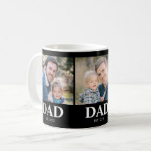 Papá Personalizado Establecido Hace 3 Fotos Día de
