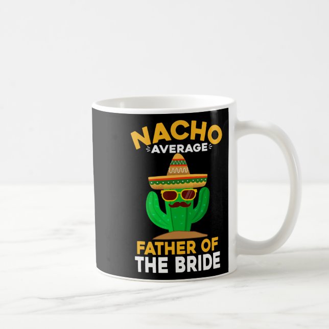 Taza De Café Papá promedio de la novia mexicano cinco de (Derecha)