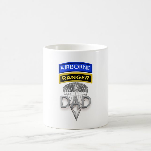 Taza De Café Papá Ranger Aerotransportado (Centro)