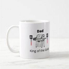 Taza De Café Papá Rey del Grill