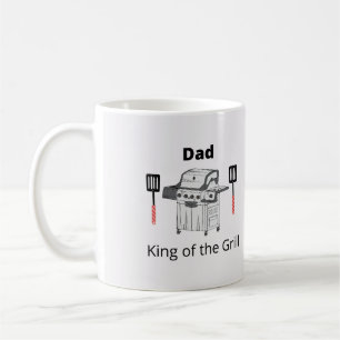 Taza De Café Papá Rey del Grill