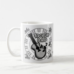Taza De Café Papá Rocker