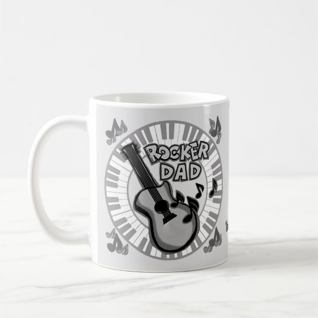 Taza De Café Papá Rocker (Izquierda)