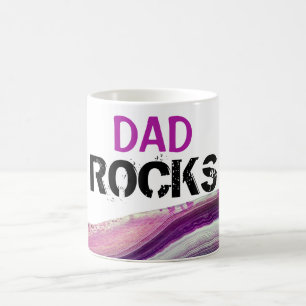 Taza De Café *~* Papá roza piedra ácida lapidaria