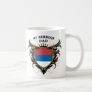 Taza De Café Papá servio del número uno