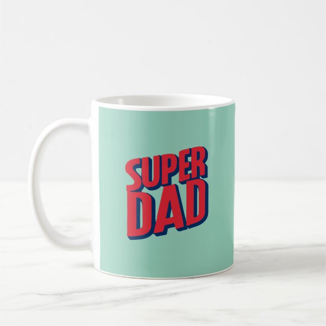 Taza De Café Papá superhéroe (Izquierda)