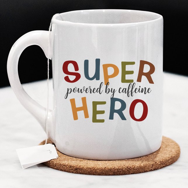 Taza De Café Papá Superhéroe Día del Padre (Subido por el creador)