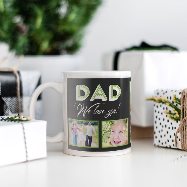 Taza De Café ¡Papá, Te Amamos! Personalizado Photo Mug (Subido por el creador)
