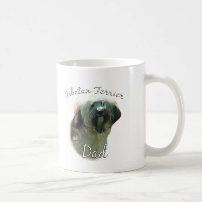 Taza De Café Papá Terrier Tibetano 2 (Derecha)
