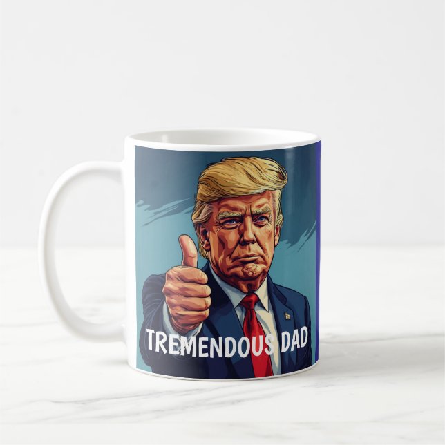 TAZA DE CAFÉ PAPÁ TRUMP (Izquierda)