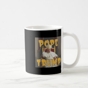 Taza De Café Papa Trump Divertido Trump Vaticano Cristiano Retr