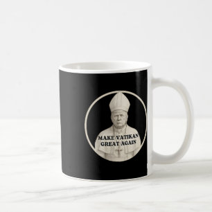 Taza De Café Papa Trump Divertido Trump Vaticano Cristiano Retr