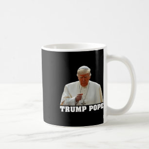 Taza De Café Papa Trump Divertido Trump Vaticano Cristiano Retr