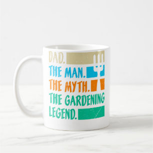 Taza De Café Papá Un Hombre El Mito La Leyenda Del Jardín Jardi