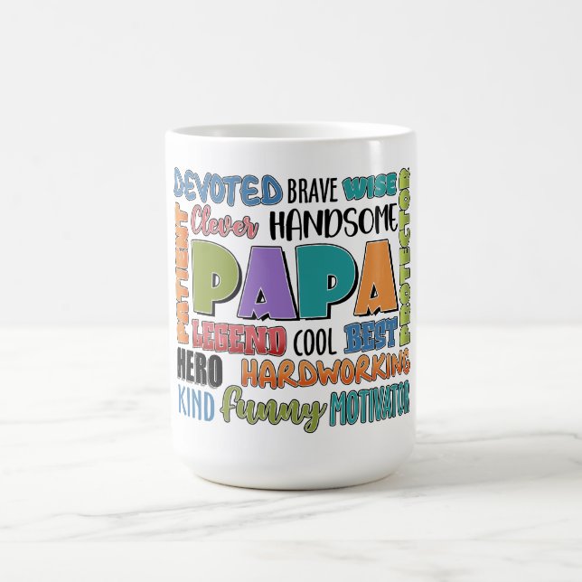 Taza De Café Papa: Un legado de fuerza y amor (Centro)