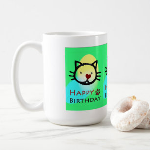 Taza De Café Papas de gato coloridas para gatos