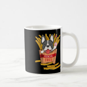 Taza De Café Papas fritas - Bulldog Francés Amante de las Papas