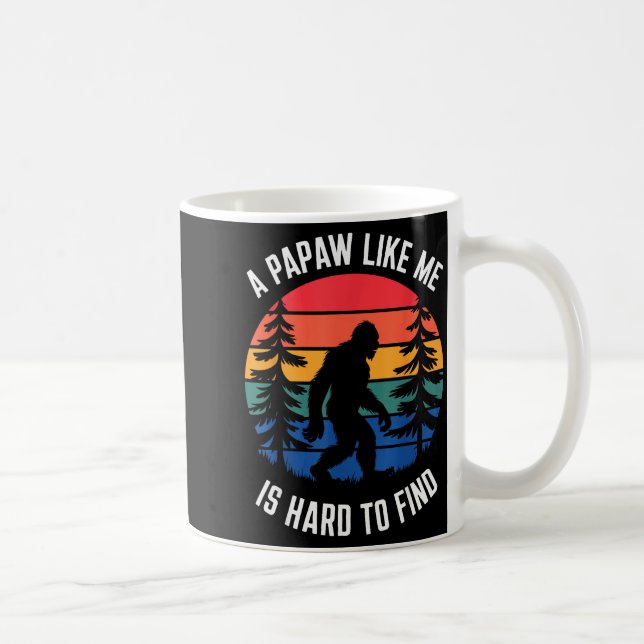 Taza De Café Papaw Design For Grandpa From Grandkids Father's D (Derecha)