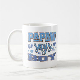 Taza De Café Papaw dice que bebé Fiesta de Invitación de embara