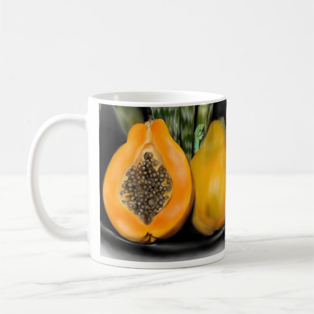 Taza De Café Papaya Gecko (Izquierda)