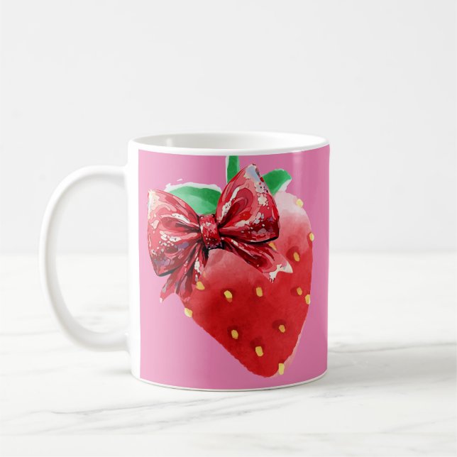 Taza De Café Papel de envoltura de fresa (Izquierda)