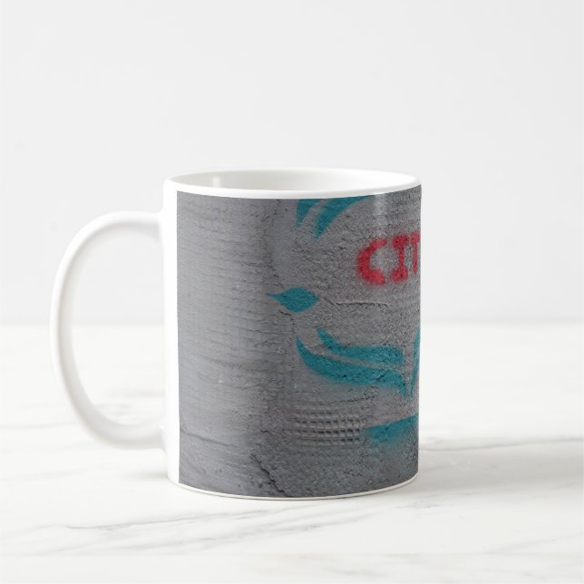 Taza De Café Papel de impresora blanco (Izquierda)