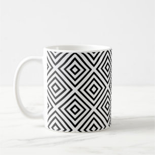 Taza De Café Papel de pantalla digital revisado en blanco y neg