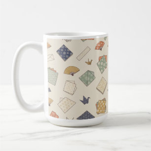 Taza De Café Papel de regalo vintage de origami de washi japoné