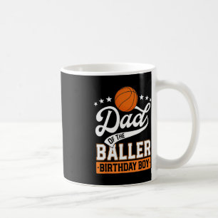 Taza De Café Papel Del Baller Nacimiento Niño Baloncesto Tema P