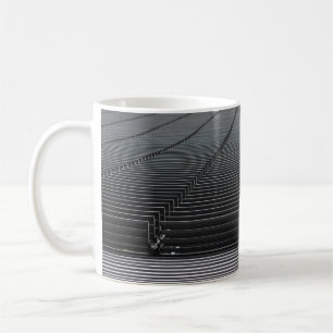 TAZA DE CAFÉ PAPEL DIGITAL GRAY ABSTRACT